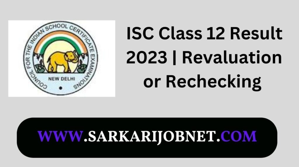 ISC Class 12 Result 2023