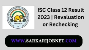 ISC Class 12 Result 2023